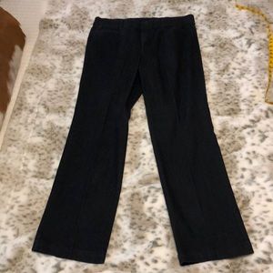 Dark denim trousers